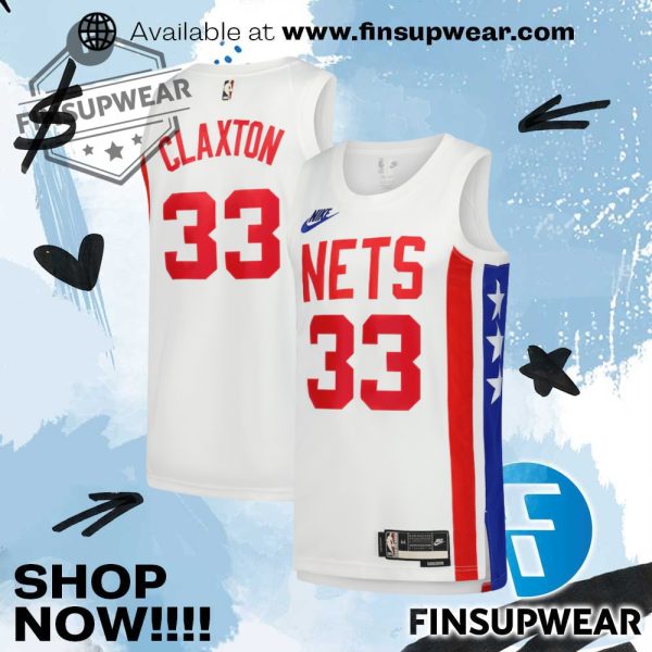 Nicolas Claxton Brooklyn Nets Nike Swingman Jersey finsupwear 1