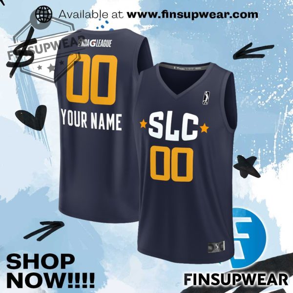 Salt Lake City Stars Fanatics Youth Fast Break Replica Custom Jersey finsupwear 1