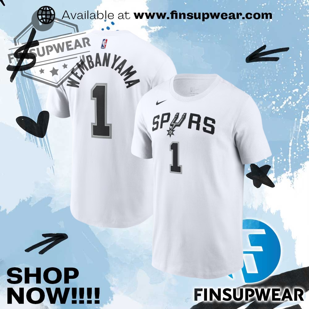 San Antonio Spurs Nike Association Name Number Tshirt 1 San Antonio Spurs Nike Association Name & Number TShirt