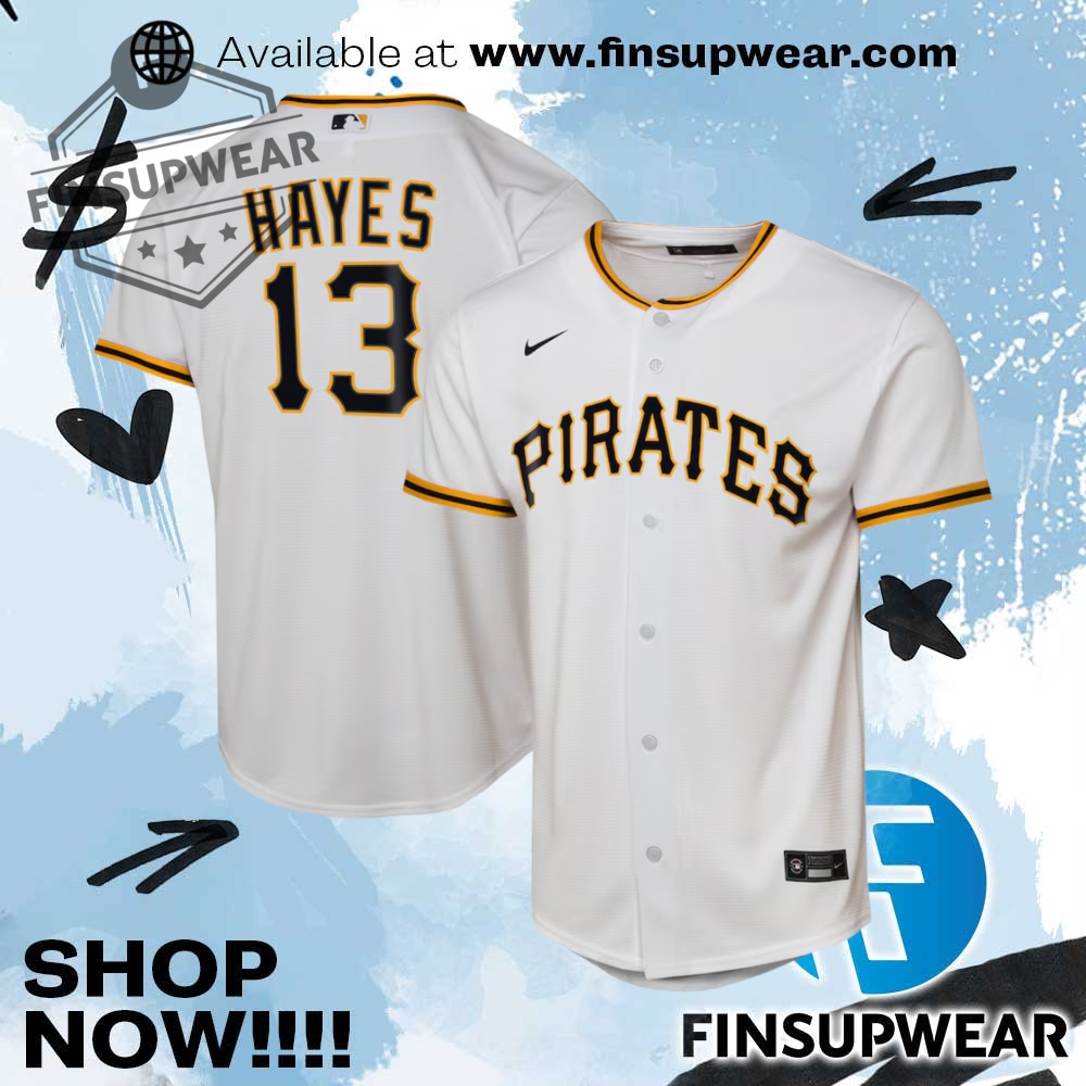 Kebryan Hayes Pittsburgh Pirates Nike Youth Home Replica Player Jersey 1 Kebryan Hayes Pittsburgh Pirates Nike Youth Home Replica Player Jersey finsupwear 1