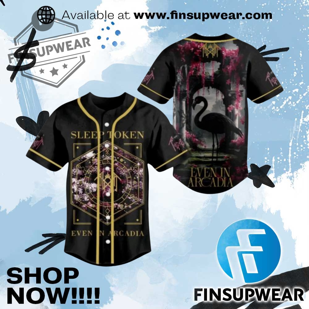 Sleep Token For Fans Edition Casual Jersey Even In Arcadia 2025 Tour Shirt 1 Sleep Token For Fans Edition Casual Jersey, Even in Arcadia 2025 Tour Shirt