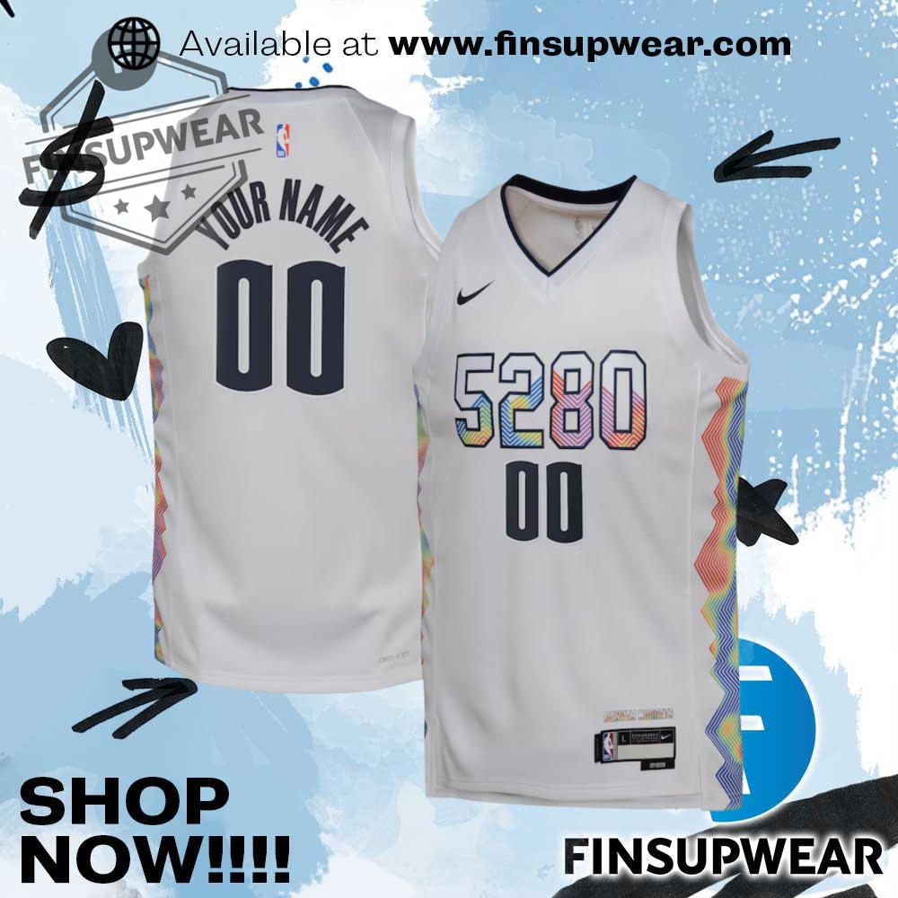 Denver Nuggets Nike City Edition Swingman Jersey 1 Denver Nuggets Nike City Edition Swingman Jersey