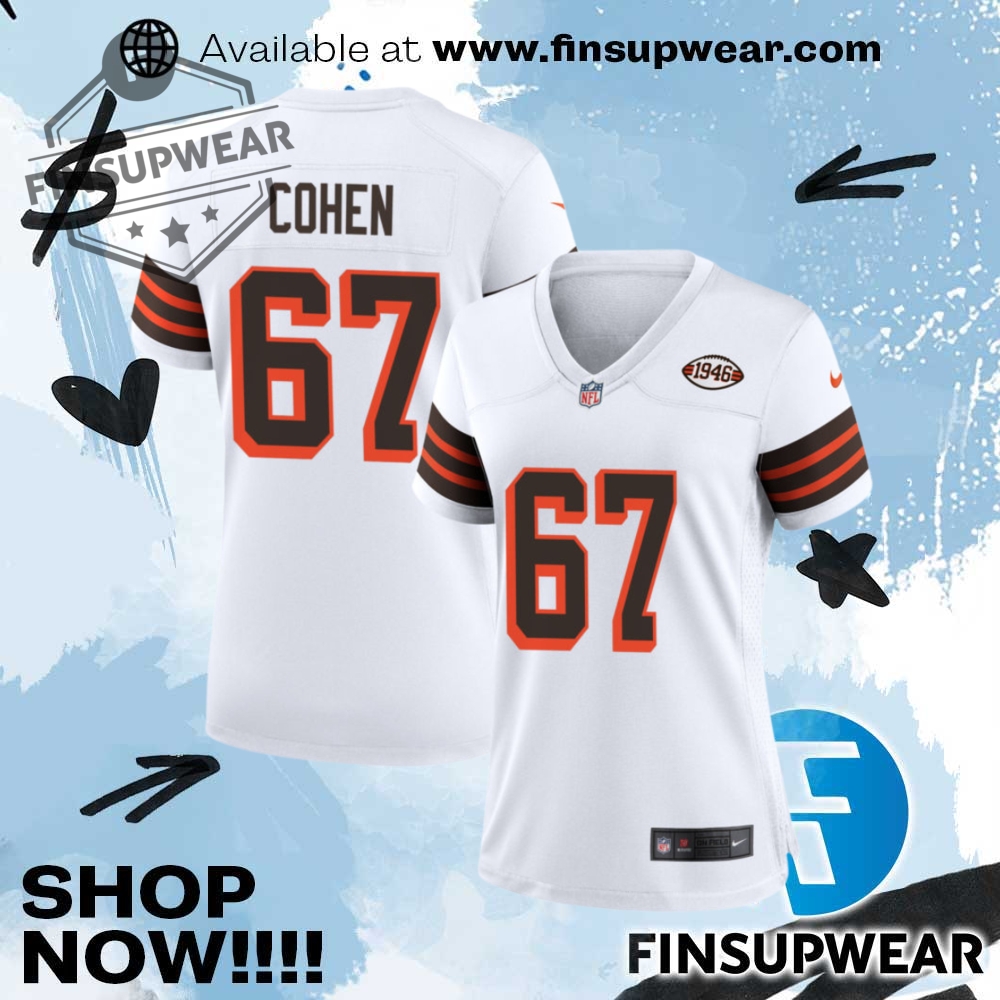 Cleveland Browns Nike Womens 1946 Collection Alternate Custom Jersey 1 Cleveland Browns Nike Womens 1946 Collection Alternate Custom Jersey finsupwear 1