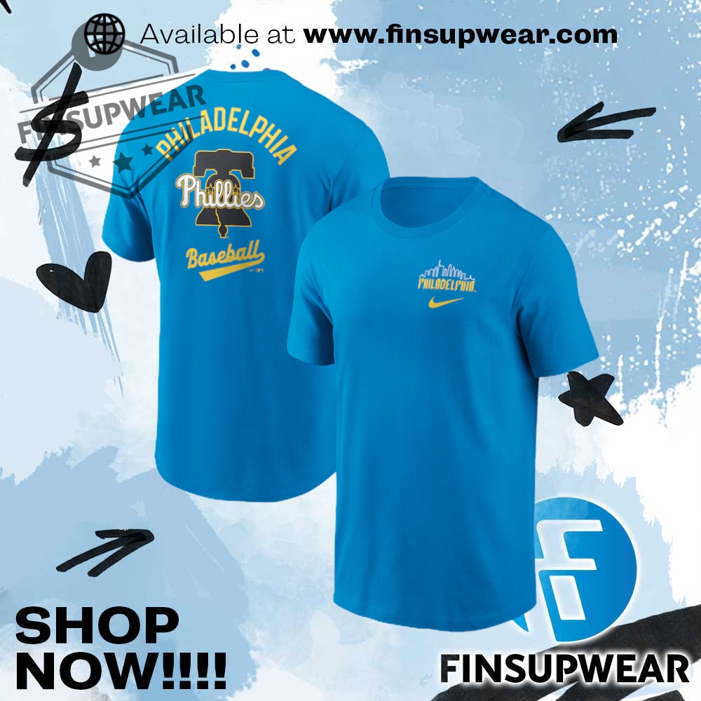 Philadelphia Phillies Nike 2025 City Connect Tshirt 1 Philadelphia Phillies Nike 2025 City Connect TShirt