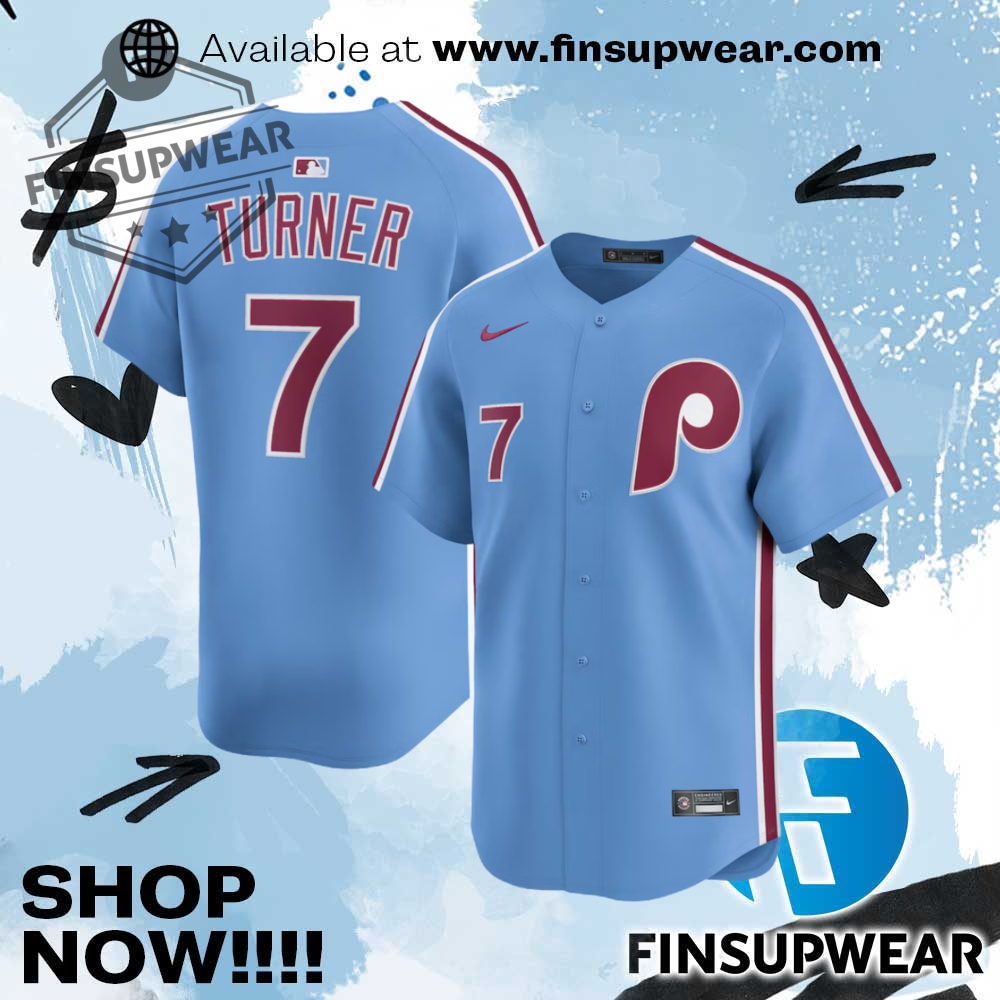 Trea Turner Philadelphia Phillies Nike Alternate Limited Player Jersey 1 Trea Turner Philadelphia Phillies Nike Alternate Limited Player Jersey