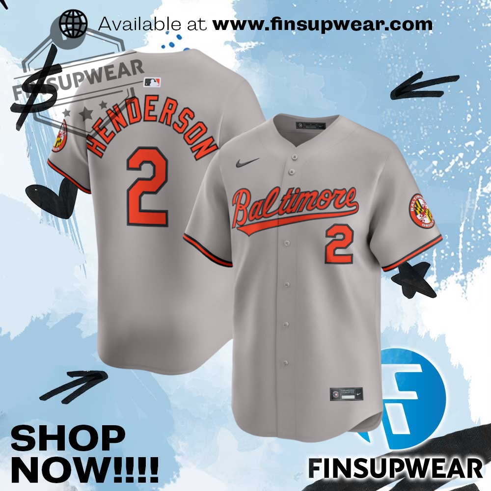 Gunnar Henderson Baltimore Orioles Nike Road Limited Player Jersey 1 Gunnar Henderson Baltimore Orioles Nike Road Limited Player Jersey