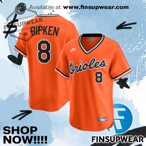 Cal Ripken Sr. Baltimore Orioles Nike Throwback Cooperstown Collection Limited Jersey finsupwear 1