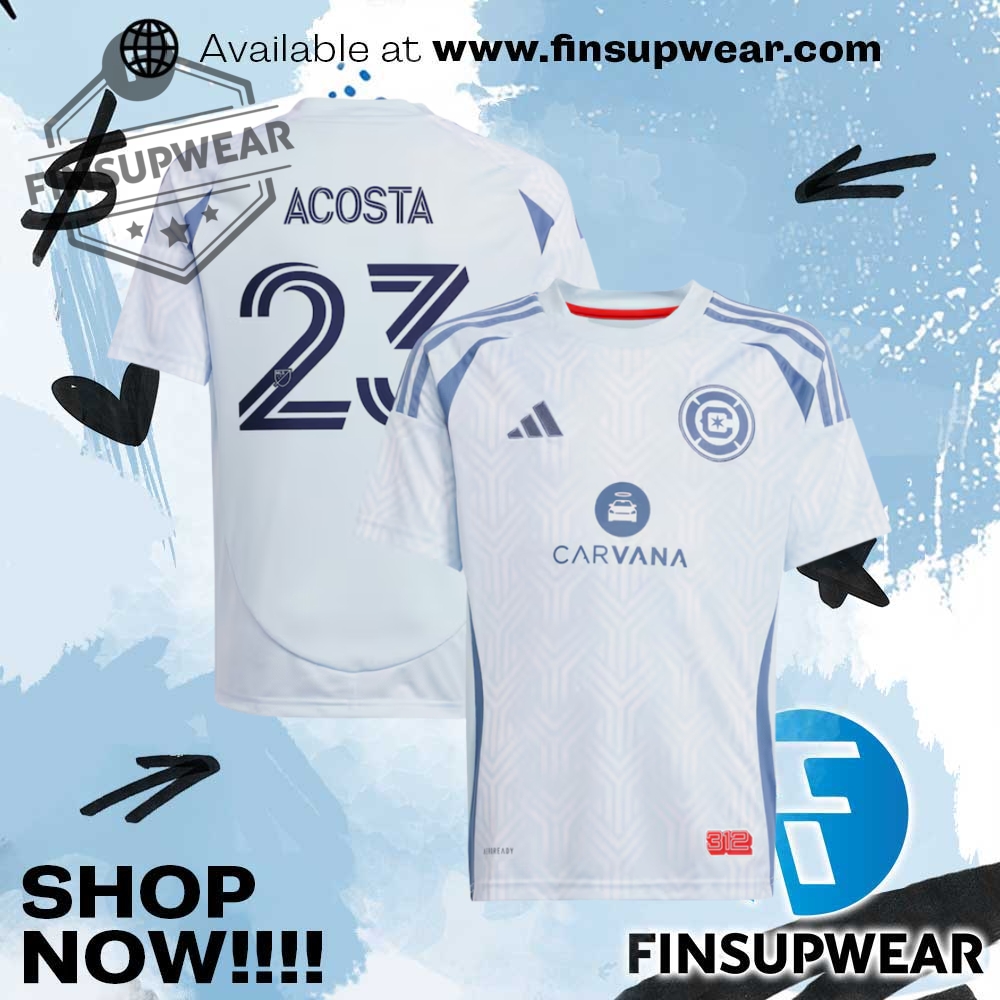 Kellyn Acosta Chicago Fire Adidas Youth 2025 The Municipal Kit Replica Player Jersey 1 Kellyn Acosta Chicago Fire adidas Youth 2025 The Municipal Kit Replica Player Jersey