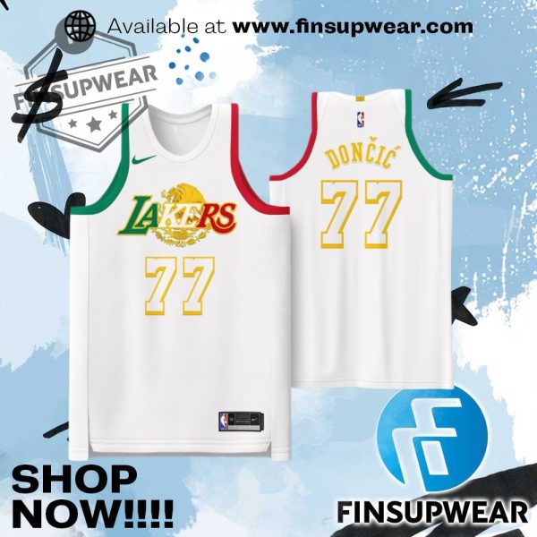 Los Angeles Lakers X Mexican Culture Special Basketball Jersey finsupwear 1