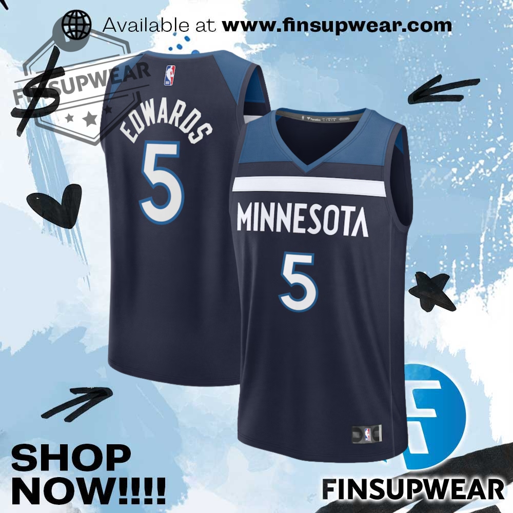 Anthony Edwards Minnesota Timberwolves Fanatics Youth Fast Break Replica Player Jersey 1 Anthony Edwards Minnesota Timberwolves Fanatics Youth Fast Break Replica Player Jersey