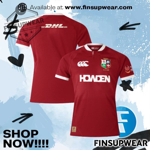 British Irish Lions 2025 Players Test Jersey finsupwear 1