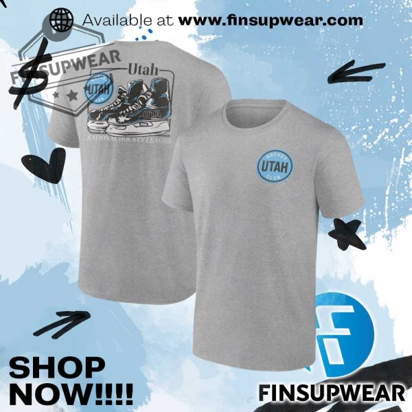 Utah Hockey Club Glory Skates Tshirt finsupwear 1