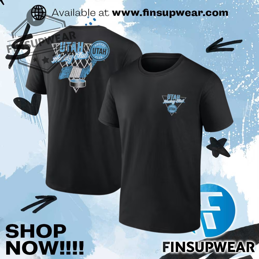 Top Trending 2025: The 3D Sports T-Shirts You Need Now 11 Utah Hockey Club Net Slap Tshirt