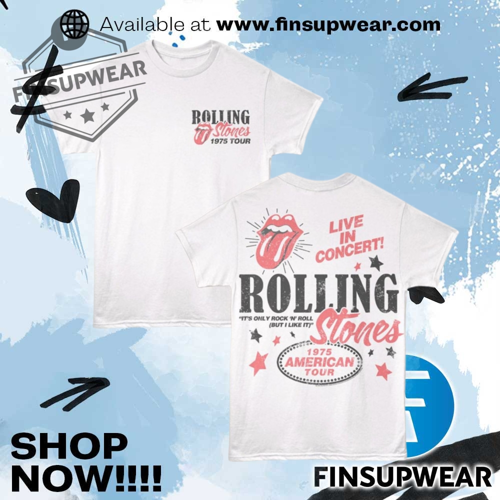 Top Trending 2025: The 3D Sports T-Shirts You Need Now 16 Rolling Stones 1975 American Tour Concert Tshirt