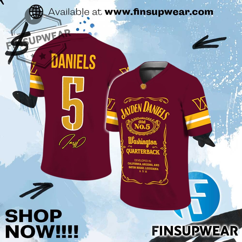 Top Trending 2025: Must-Have Basketball Jerseys and Baseball Jerseys 3 Jayden Daniels Commanders Old No 5 Jersey