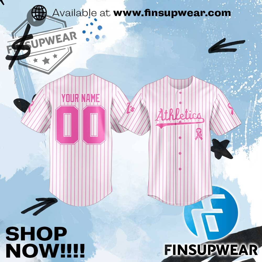 Top Trending 2025: Must-Have Basketball Jerseys and Baseball Jerseys 5 2025 Athletics Breast Cancer Awareness Night Baseball Jersey