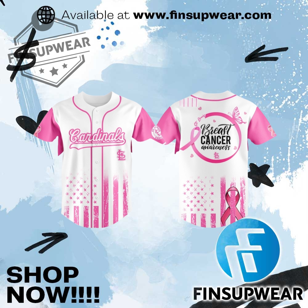 Top Trending 2025: Must-Have Basketball Jerseys and Baseball Jerseys 8 2025 Cardinals Breast Cancer Awareness Night Baseball Jersey