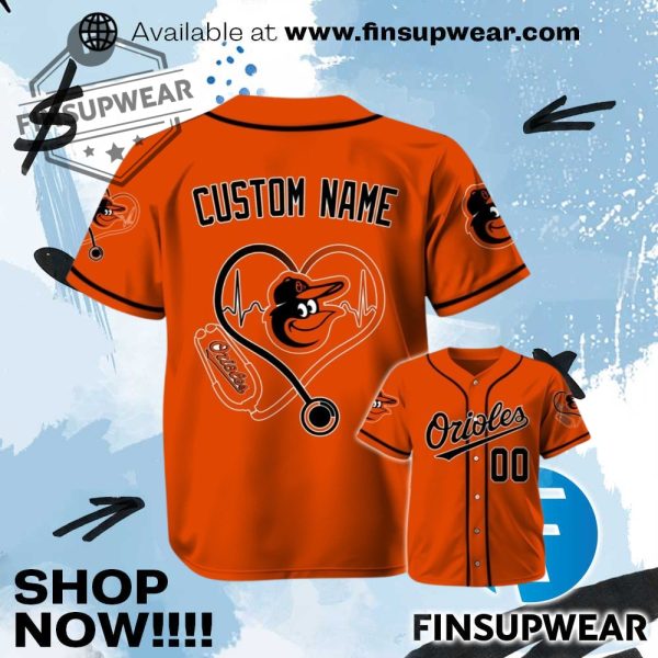 2025 Orioles Nurse Heartbeat Jersey finsupwear 1