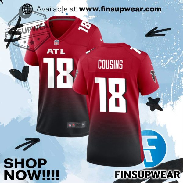 Atlanta Falcons Nike Womens Alternate Custom Game Jersey finsupwear 1