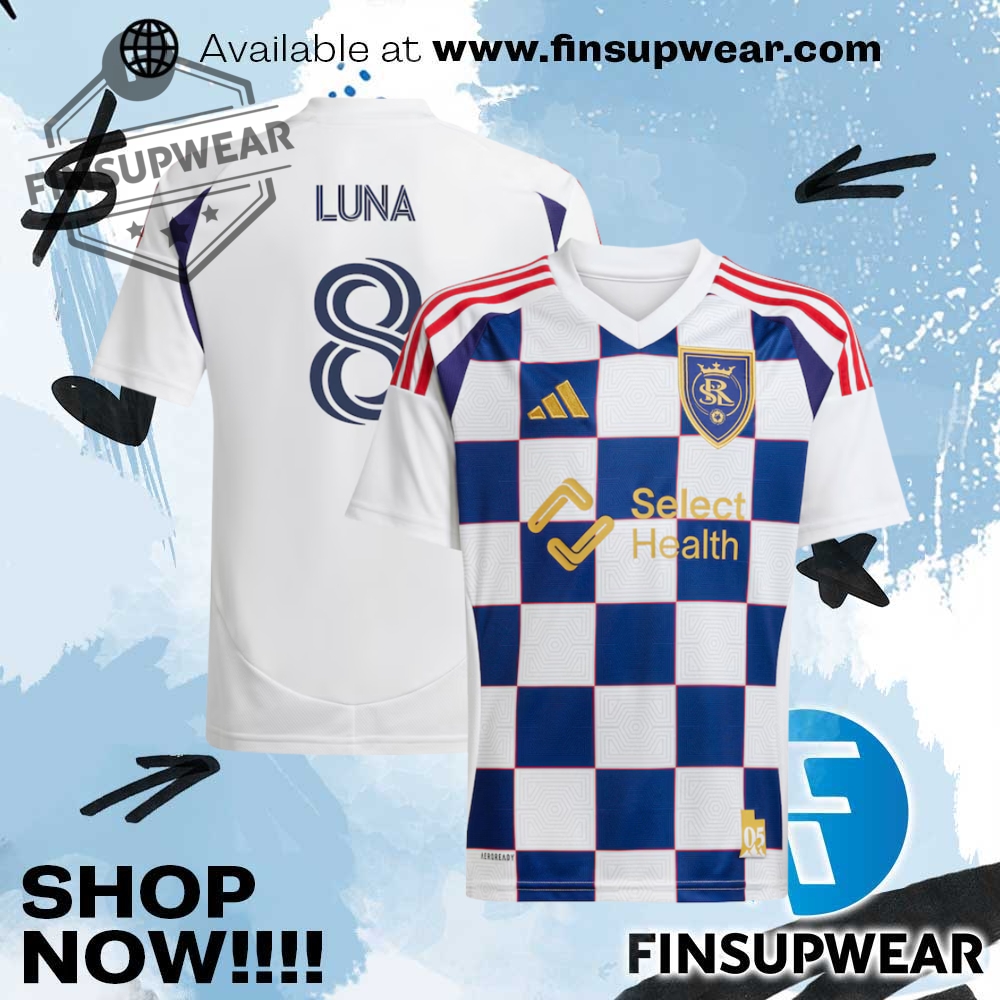 Diego Luna Real Salt Lake Adidas 2025 Grid City Replica Player Jersey 1 Diego Luna Real Salt Lake adidas 2025 Grid City Replica Player Jersey