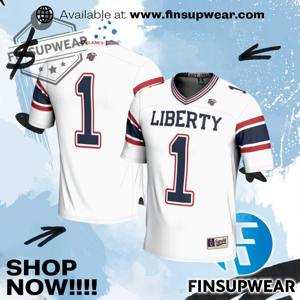 Liberty Flames Gameday Greats Football Jersey 1 Liberty Flames GameDay Greats Football Jersey