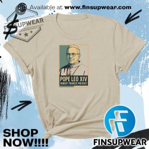 Pope Leo Xiv Robert Francis Prevost Tshirt Hoodie Sweatshirt Sweater Crewneck finsupwear 3