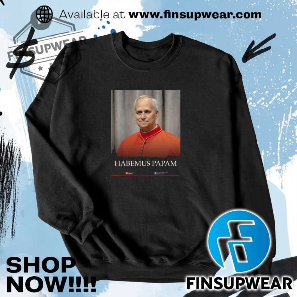 New Pope Leo Xiv Robert Francis Prevost Shirts Hoodie Long Sleeve Retro finsupwear 3 1