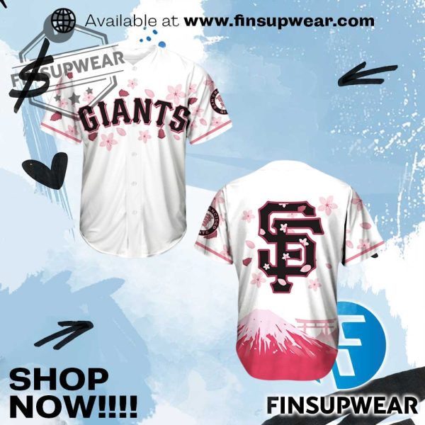 Giants Cherry Blossom Jersey 2025 finsupwear 1