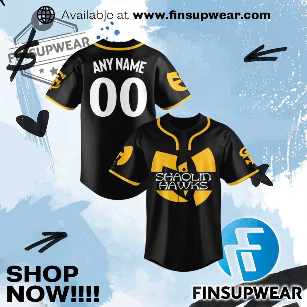 Staten Island Ferryhawks Shaolin Hawks Baseball Jersey 1 Staten Island FerryHawks Shaolin Hawks Baseball Jersey