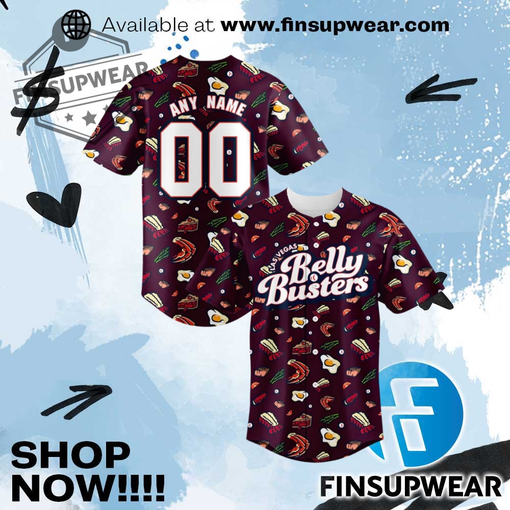Las Vegas Aviators Belly Busters 2025 Limited Edition Baseball Jersey 1 Las Vegas Aviators Belly Busters 2025 Limited Edition Baseball Jersey