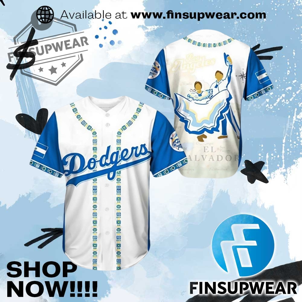 2025 Giveaway Dodgers Salvadoran Heritage Night Jersey 1 2025 Giveaway Dodgers Salvadoran Heritage Night Jersey