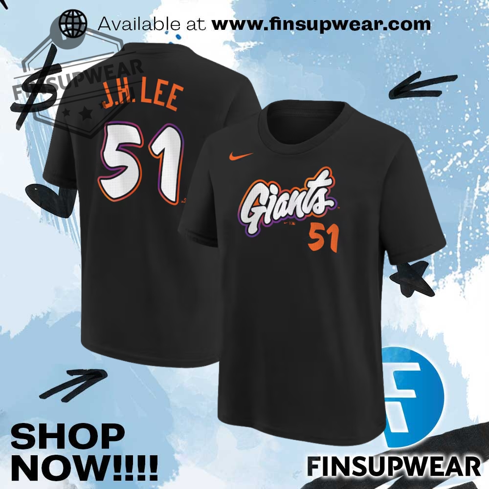 Jung Hoo Lee San Francisco Giants Nike Youth Fuse City Connect Name Number Tshirt 1 Name