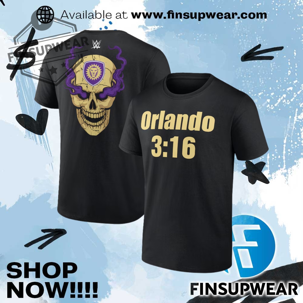 Fanatics Wwe X Orlando City Sc 316 Tshirt 1 Fanatics WWE x Orlando City SC 3:16 TShirt