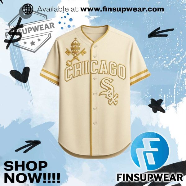 Chicago White Sox Vatican City Connect Jersey finsupwear 1