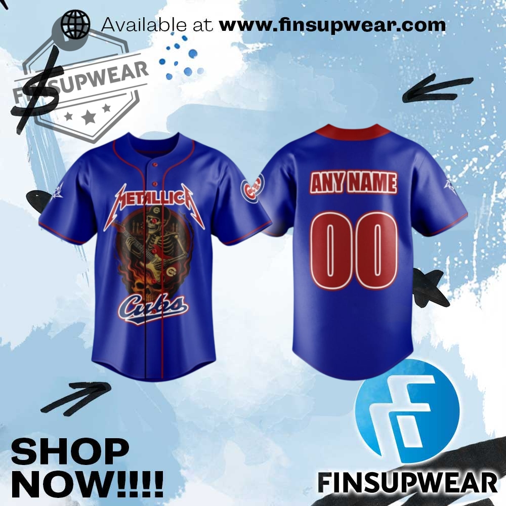 Top Trending 2025: Must-Have Basketball Jerseys and Baseball Jerseys 20 Game Day Goes Metal Introducing The Metallica X Cubs 2025 Jersey