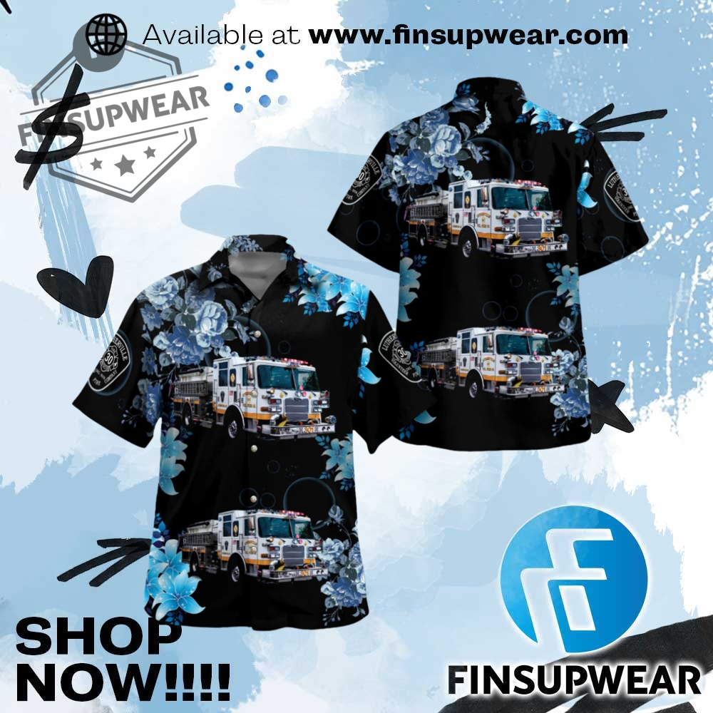 Lutherville Volunteer Fire Company Maryland Hawaiian Shirt 1 Lutherville Volunteer Fire Company Maryland Hawaiian Shirt