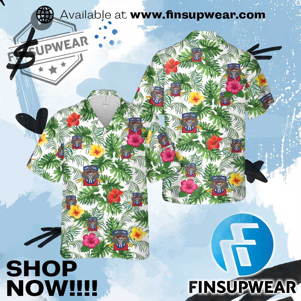 Us Army 1St 508Th Inf 82Nd Abn Master Hawaiian Shirt 1 US Army 1st 508th INF 82nd ABN Master Hawaiian Shirt