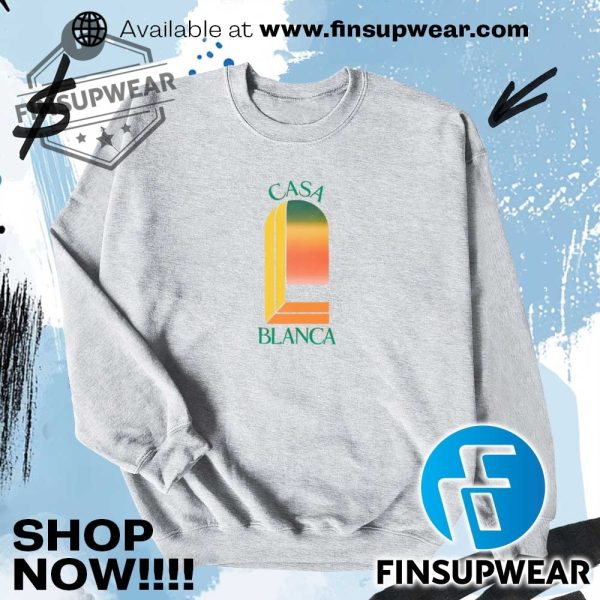 Casablanca Tshirt Gradient Larche Blanc finsupwear 2
