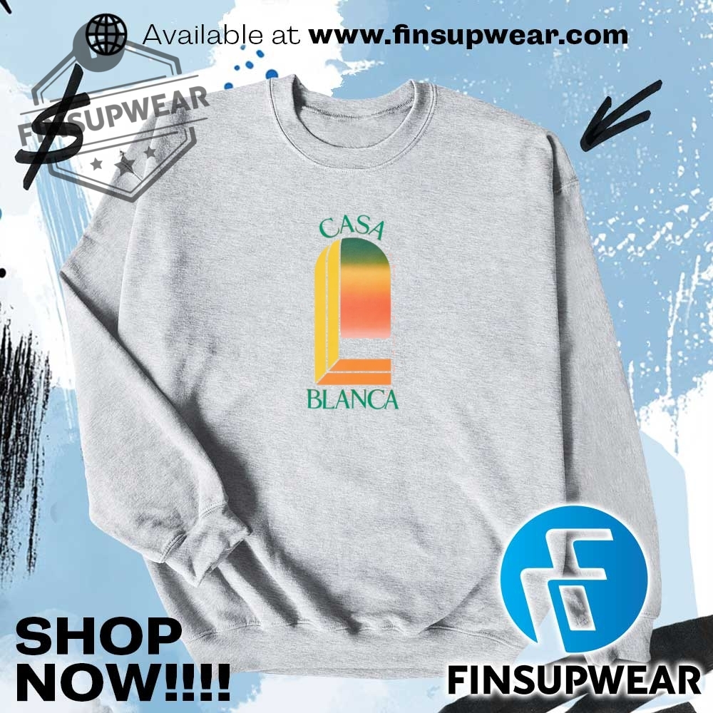 Casablanca Tshirt Gradient Larche Blanc 7 Casablanca Tshirt Gradient Larche Blanc finsupwear 2