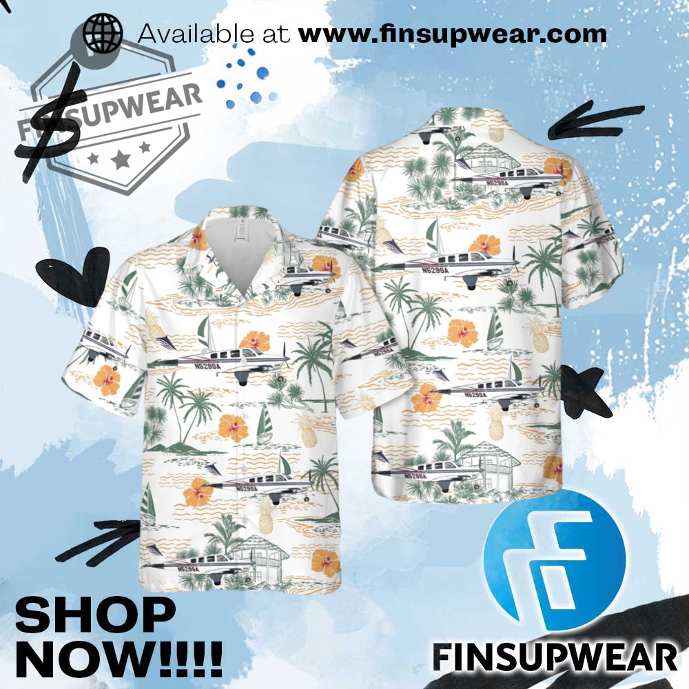 Top Trending Summer 2025: The 3D Sports T-Shirts You Need Now 6 2002 Beechcraft Bonanza A36 Aircraft Hawaiian Shirt