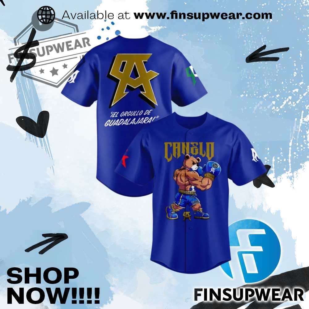 Top Trending 2025: Must-Have Basketball Jerseys and Baseball Jerseys 5 Hot Canelo Alvarez Bear Champion Baseball Jersey