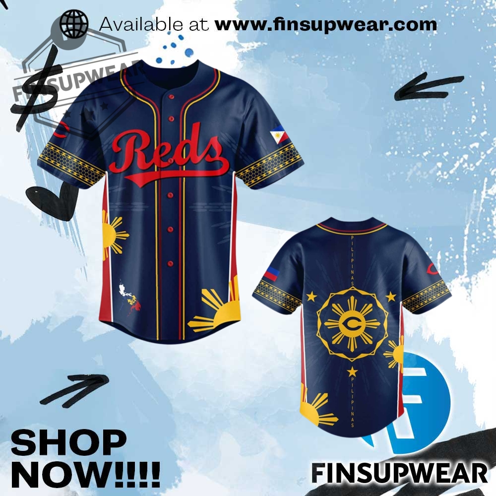Top Trending 2025: Must-Have Basketball Jerseys and Baseball Jerseys 21 Cincinnati Reds Filipino Heritage Night Jersey
