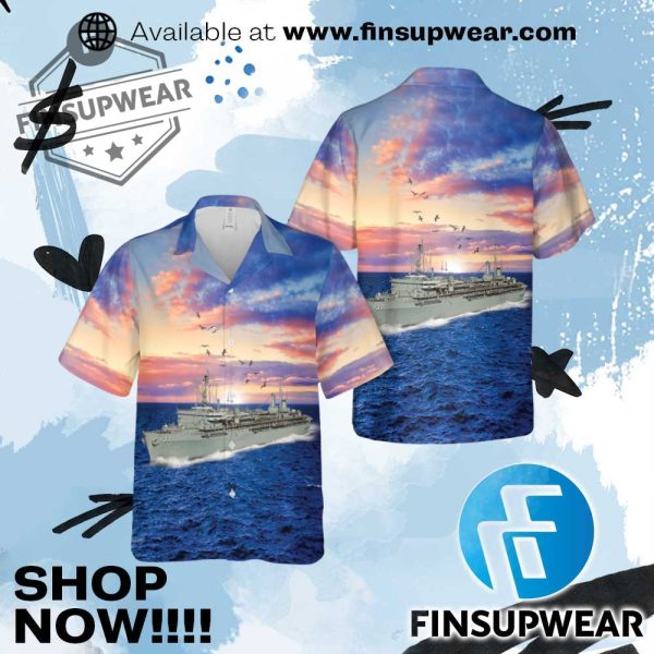 Us Navy Uss Dixon As37 Hawaiian Shirt finsupwear 1