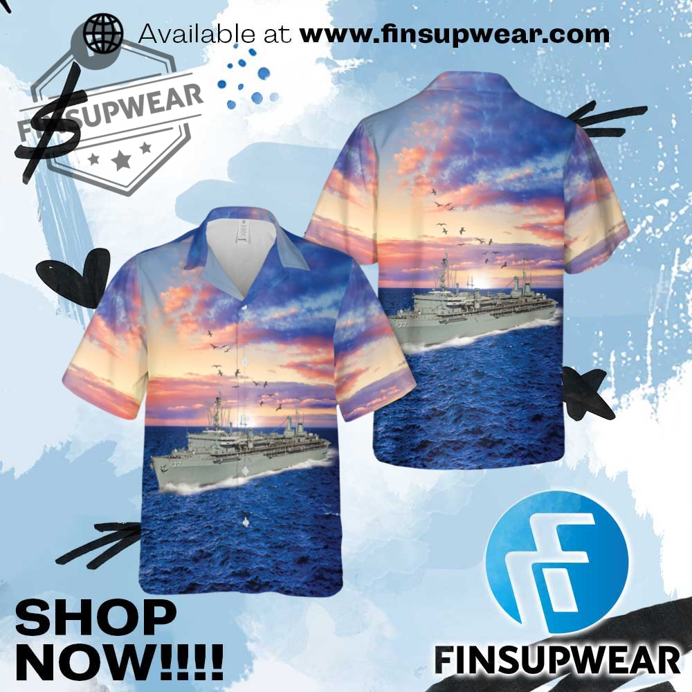 Us Navy Uss Dixon As37 Hawaiian Shirt 1 US Navy USS Dixon AS-37 Hawaiian Shirt