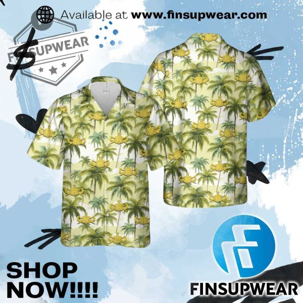 Hazardous Devices Technician Hdt Bomb Squad Diver Gold Hawaiian Shirt finsupwear 1