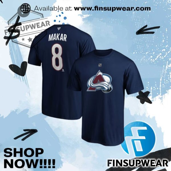 Cale Makar Colorado Avalanche Player Nn Short Sleeve Player T Shirt finsupwear 1