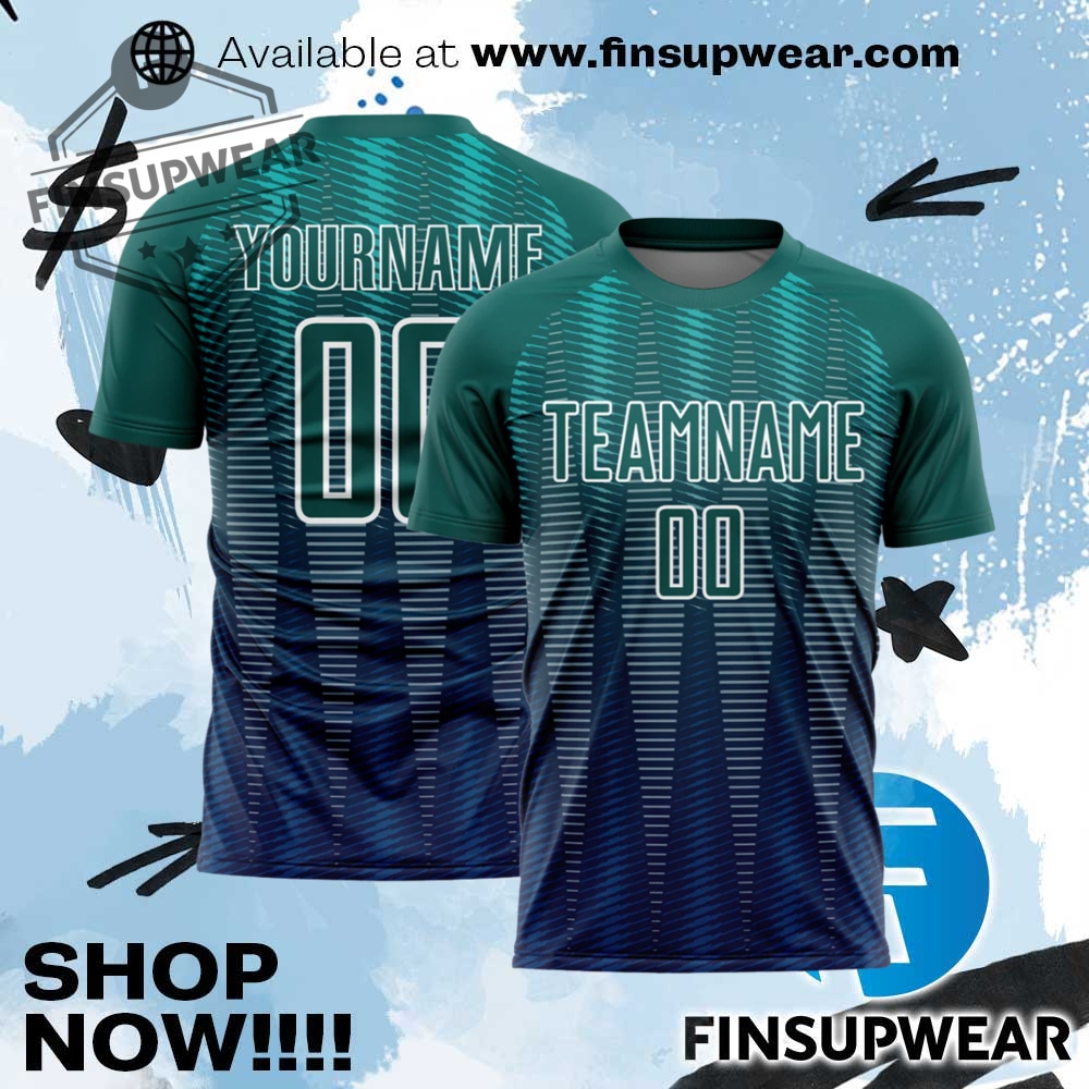 Top Trending 2025: Must-Have Basketball Jerseys and Baseball Jerseys 3 Custom Neon Green Navywhite Gradient Line Sublimation Soccer Uniform Jersey