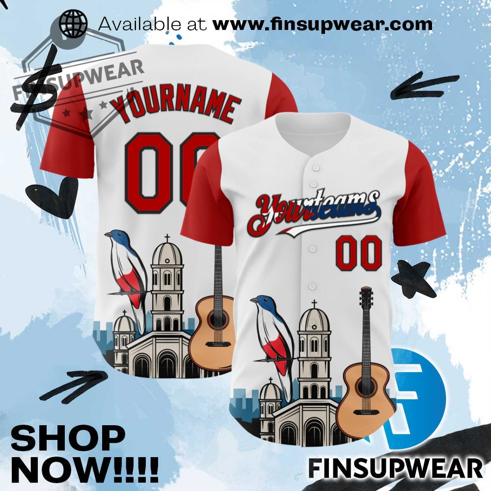 Top Trending 2025: Must-Have Basketball Jerseys and Baseball Jerseys 20 Custom White Red Blackcuban Flag 3D Cuba Santiago Authentic Baseball Jersey