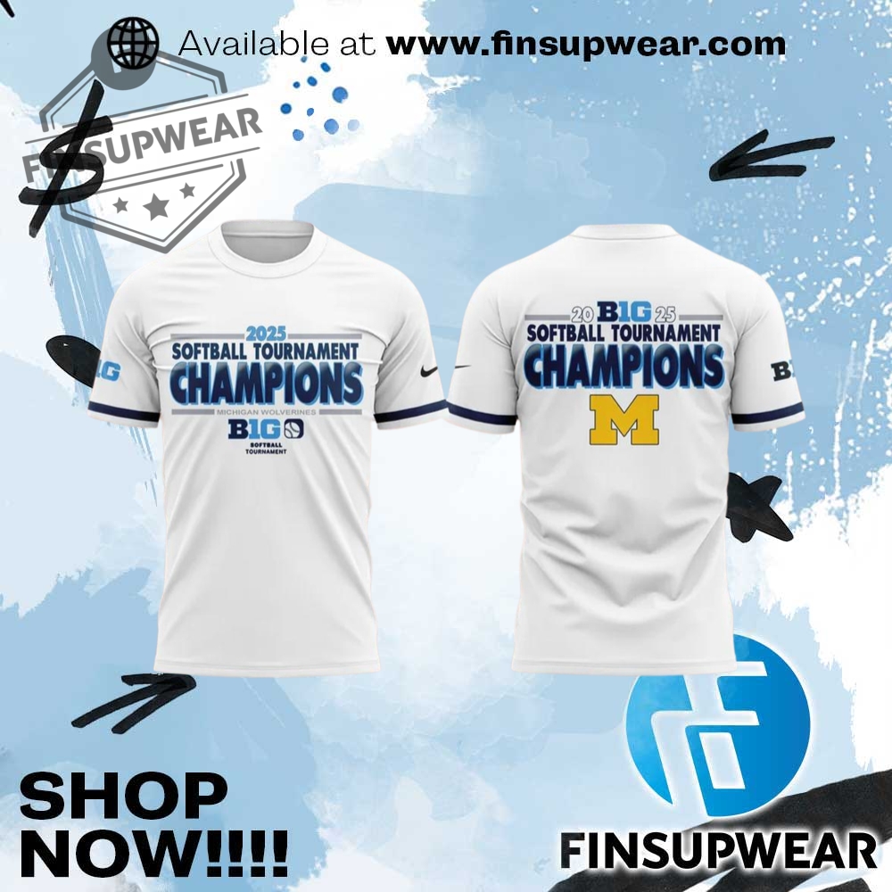 Michigan Wolverines Big Ten Softball Champions 2025 Merch Collection 1 Michigan Wolverines Big Ten Softball Champions 2025 Merch Collection