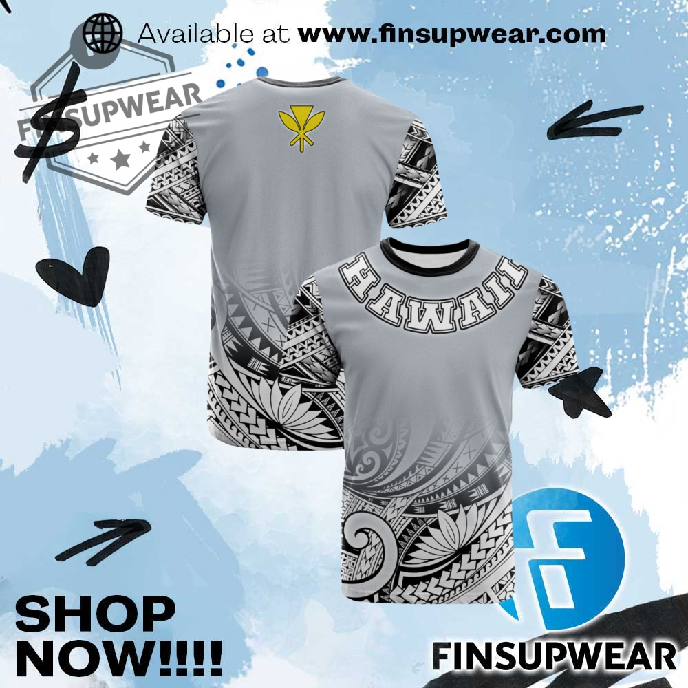 Hawaii Custom Personalised Tshirt Polynesian Style Tattoo Design 1 Hawaii Custom Personalised TShirt Polynesian Style Tattoo Design